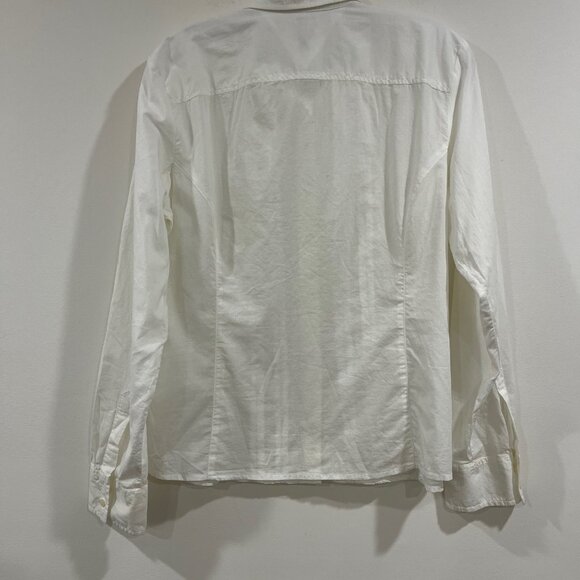 Tommy Hilfiger Long Sleeve Button-front Blouse Size Large  Romantic Style - Picture 5 of 8